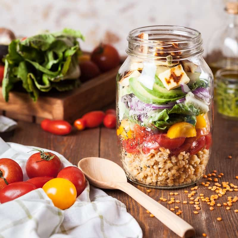 Image of beautifully arranged meals